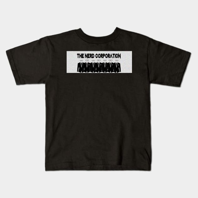 Nerd Corp Suits Kids T-Shirt by The Nerd Corporation